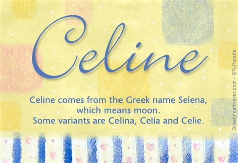 middle name for celine|Middle Name For Celine (+150 Gorgeous Ideas) .